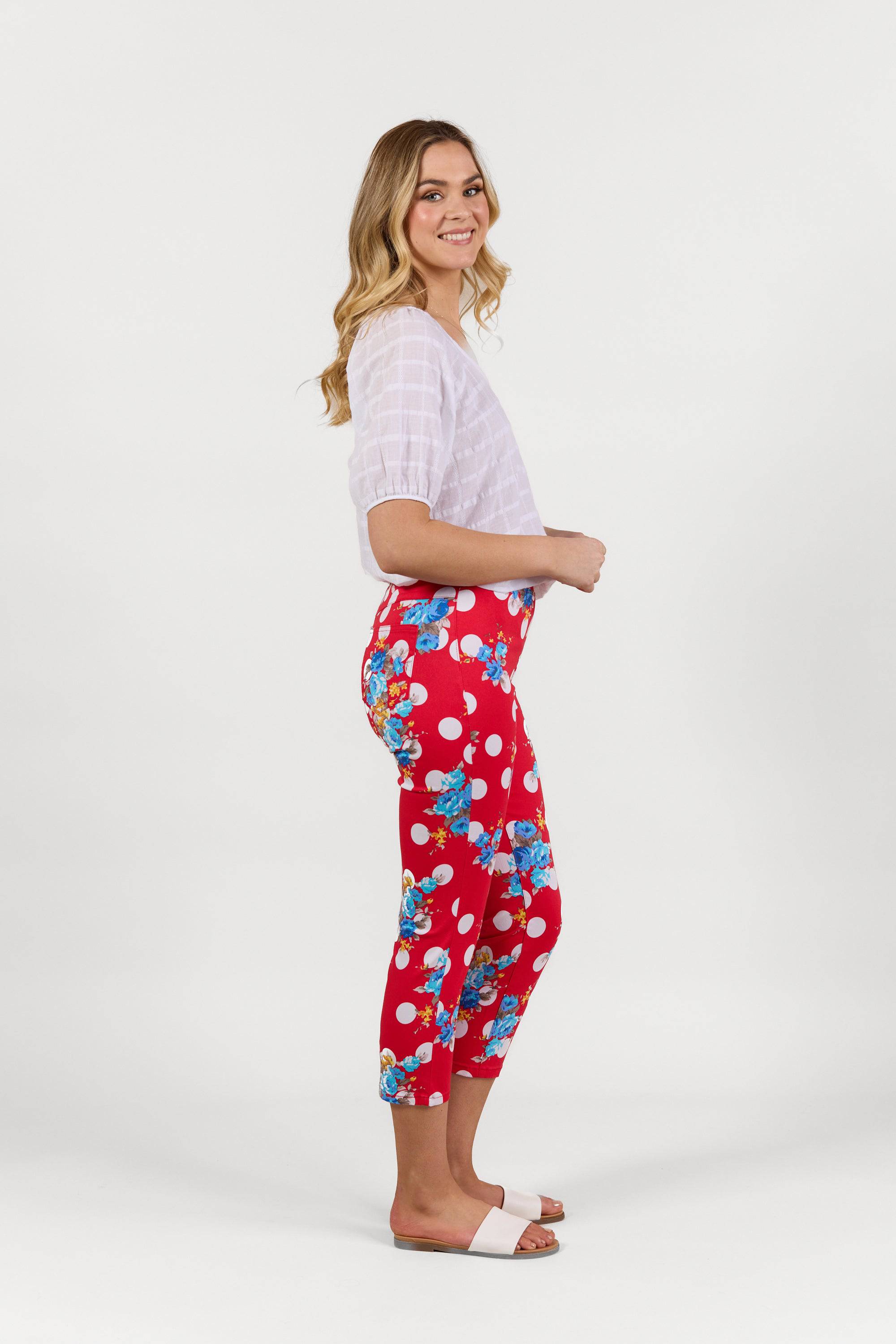 S271LW Betty - Skinny Leg 7/8 Length Lightweight Pull-On - Vassalli