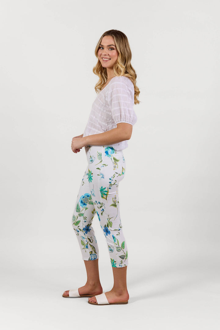 S271LW Santorini - Skinny Leg 7/8 Length Lightweight Pull-On - Vassalli