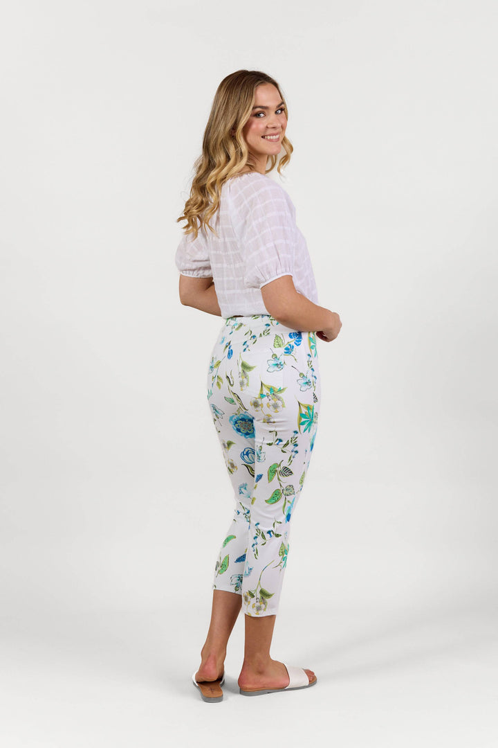 S271LW Santorini - Skinny Leg 7/8 Length Lightweight Pull-On - Vassalli