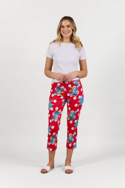 S274LW Betty - Slim Leg 7/8 Length Lightweight Pull On - Vassalli