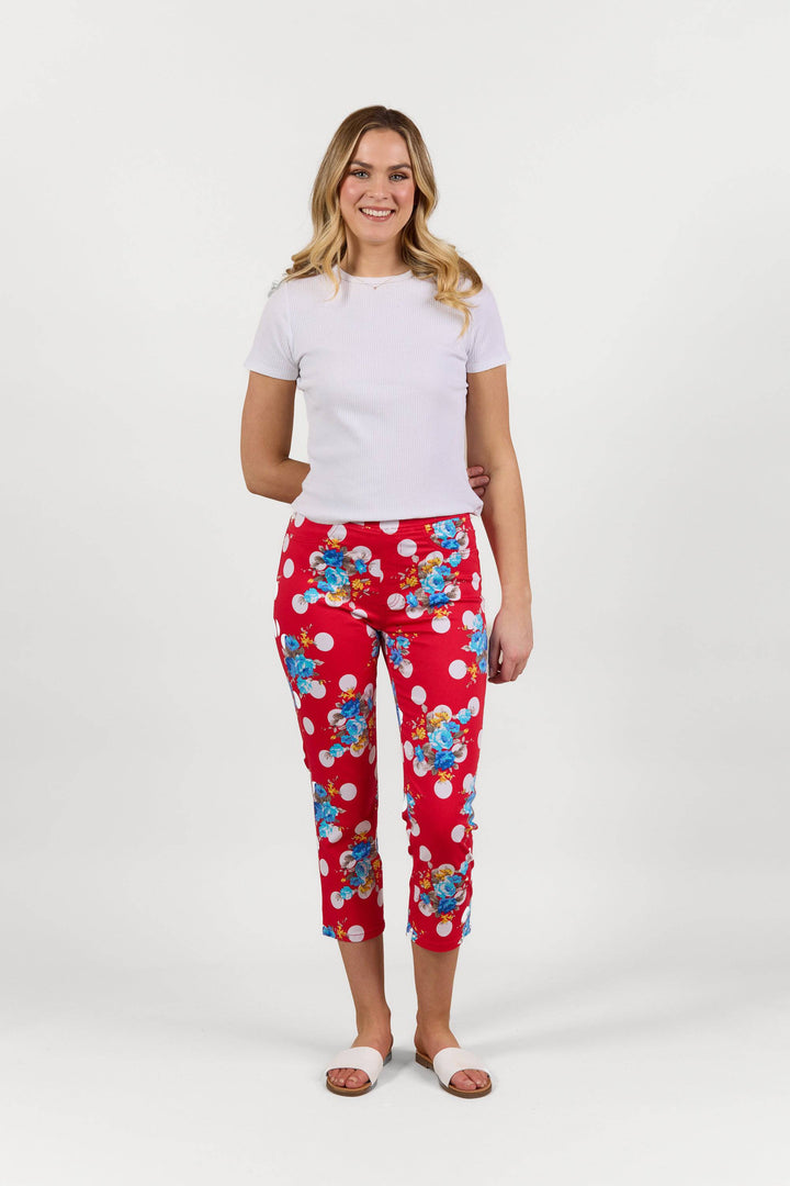 S274LW Betty - Slim Leg 7/8 Length Lightweight Pull-On - Vassalli