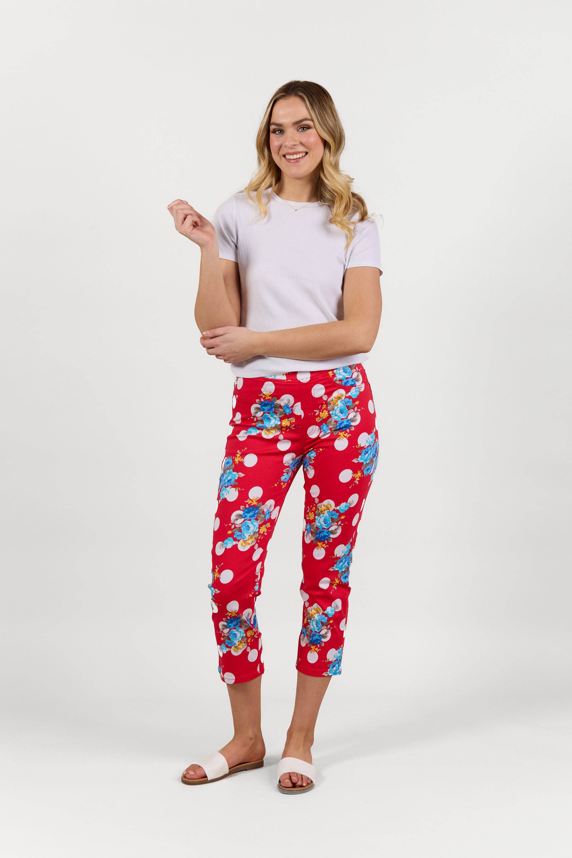 S274LW Betty - Slim Leg 7/8 Length Lightweight Pull-On - Vassalli