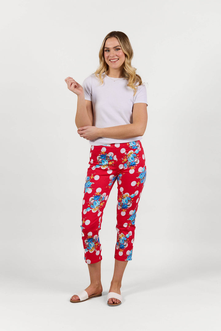 S274LW Betty - Slim Leg 7/8 Length Lightweight Pull-On - Vassalli