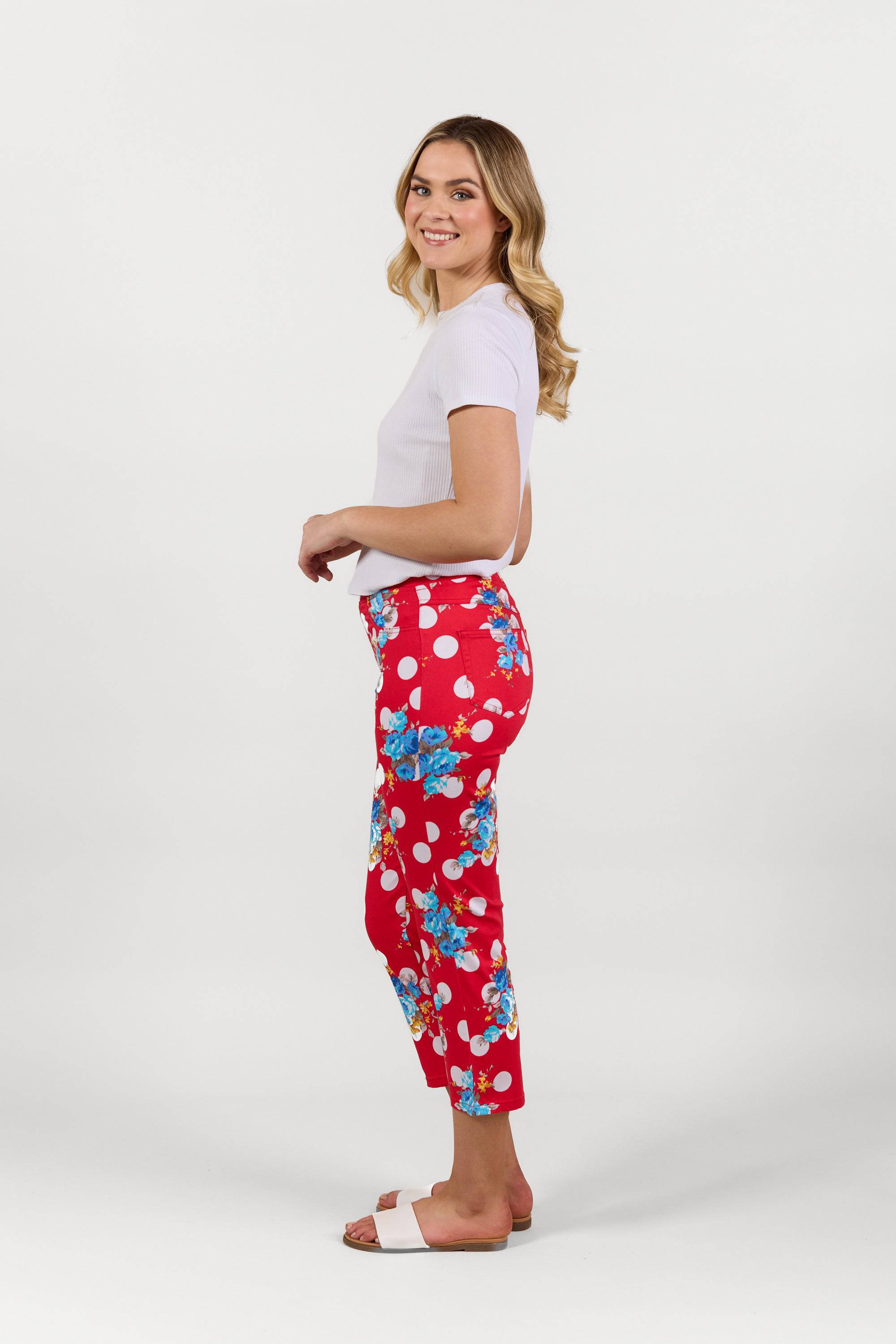 S274LW Betty - Slim Leg 7/8 Length Lightweight Pull-On - Vassalli