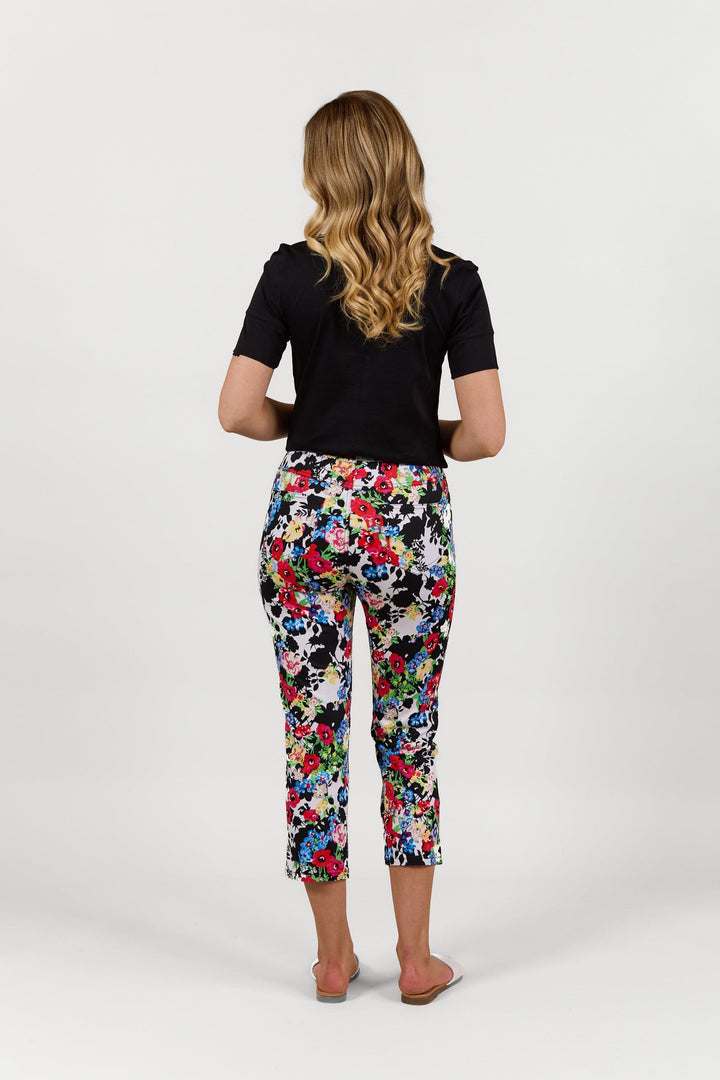 S274LW Bouquet - Slim Leg 7/8 Length Lightweight Pull-On - Vassalli