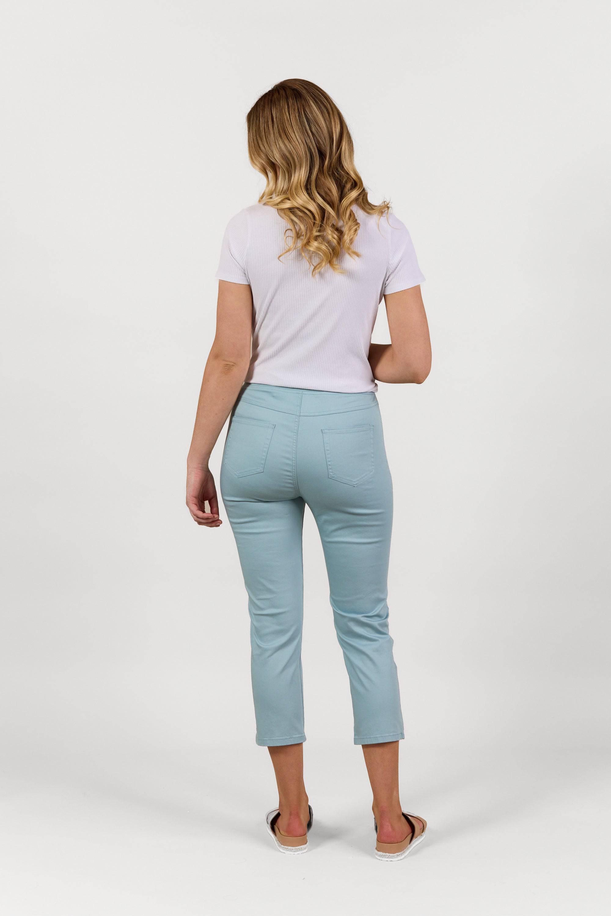 S274LW New Mint - Slim Leg 7/8 Length Lightweight Pull-On - Vassalli