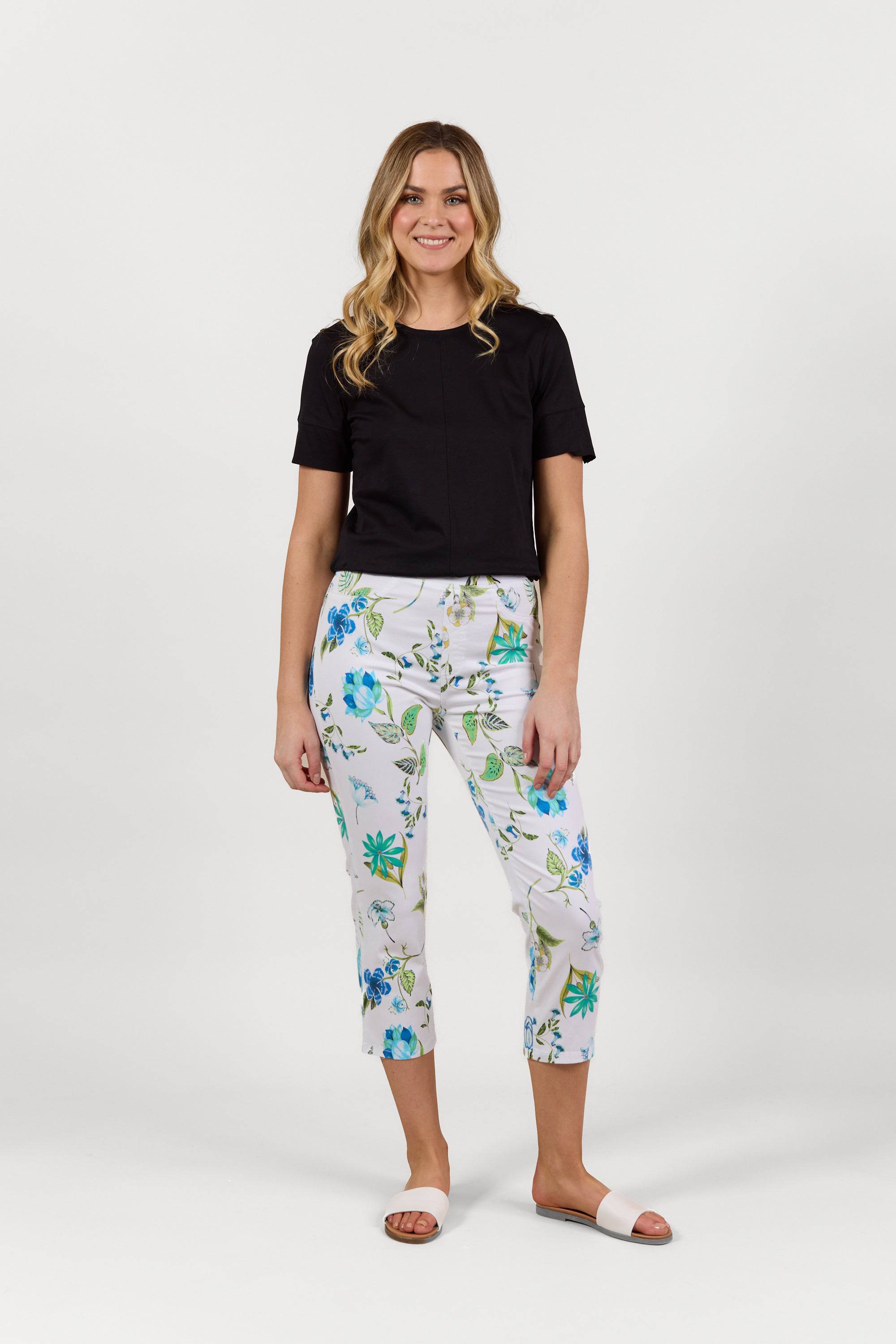 S274LW Santorini - Slim Leg 7/8 Length Lightweight Pull-On - Vassalli