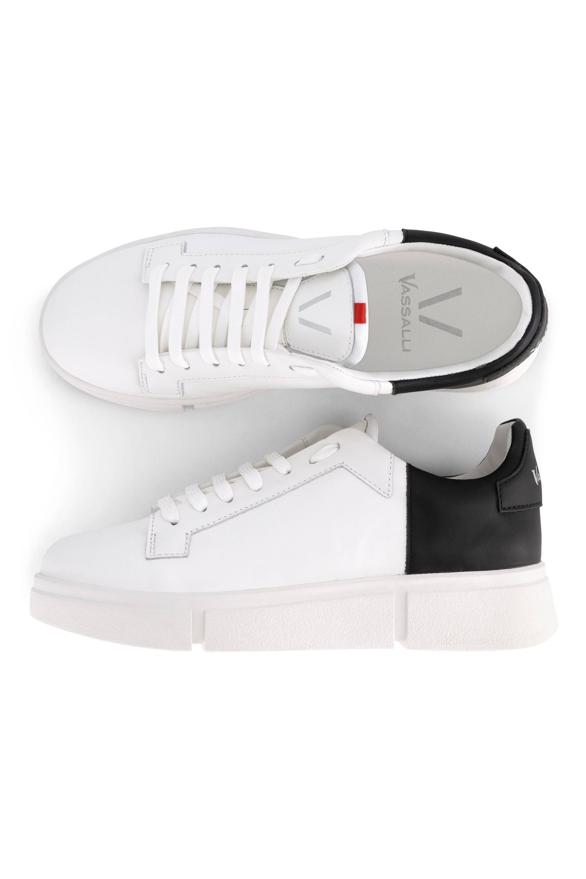 VS-001 White/Black - Sneaker - Vassalli