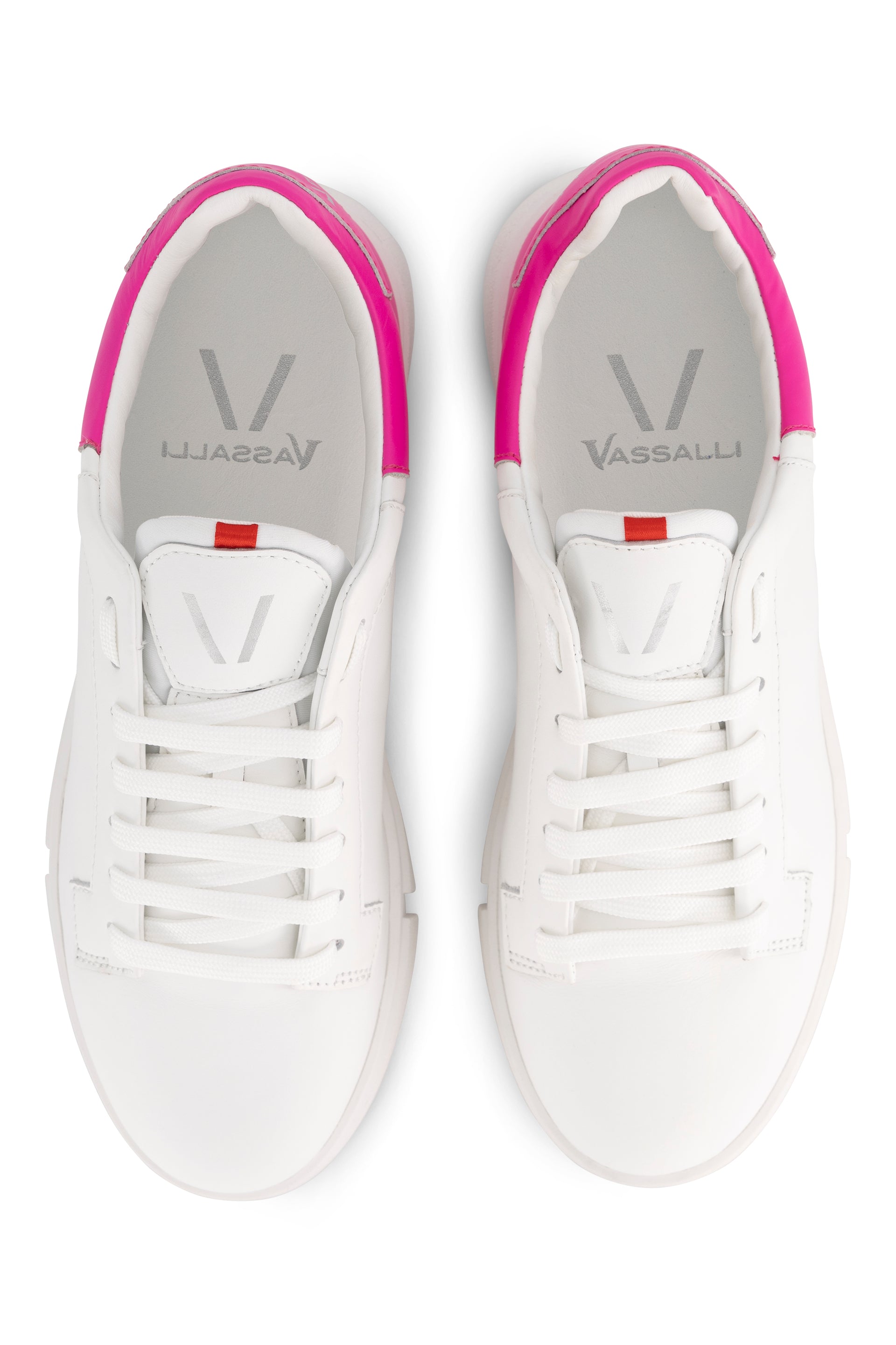 VS-001 White/Fuchsia - Sneaker - Vassalli