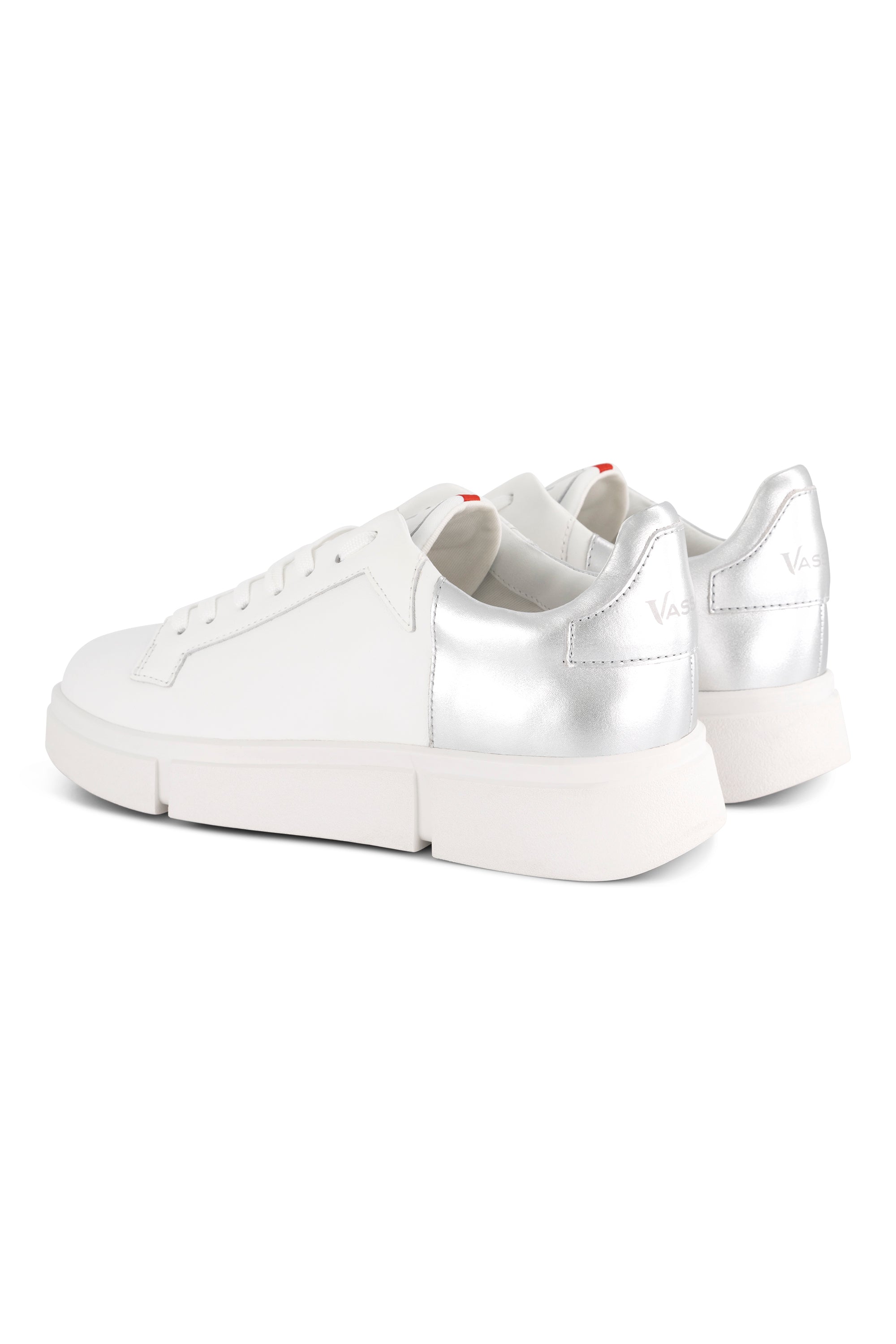 VS-001 White/Silver - Sneaker - Vassalli