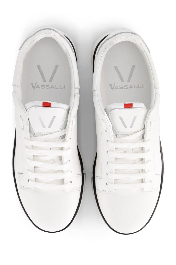 VS-001 White/White/Black - Sneaker - Vassalli