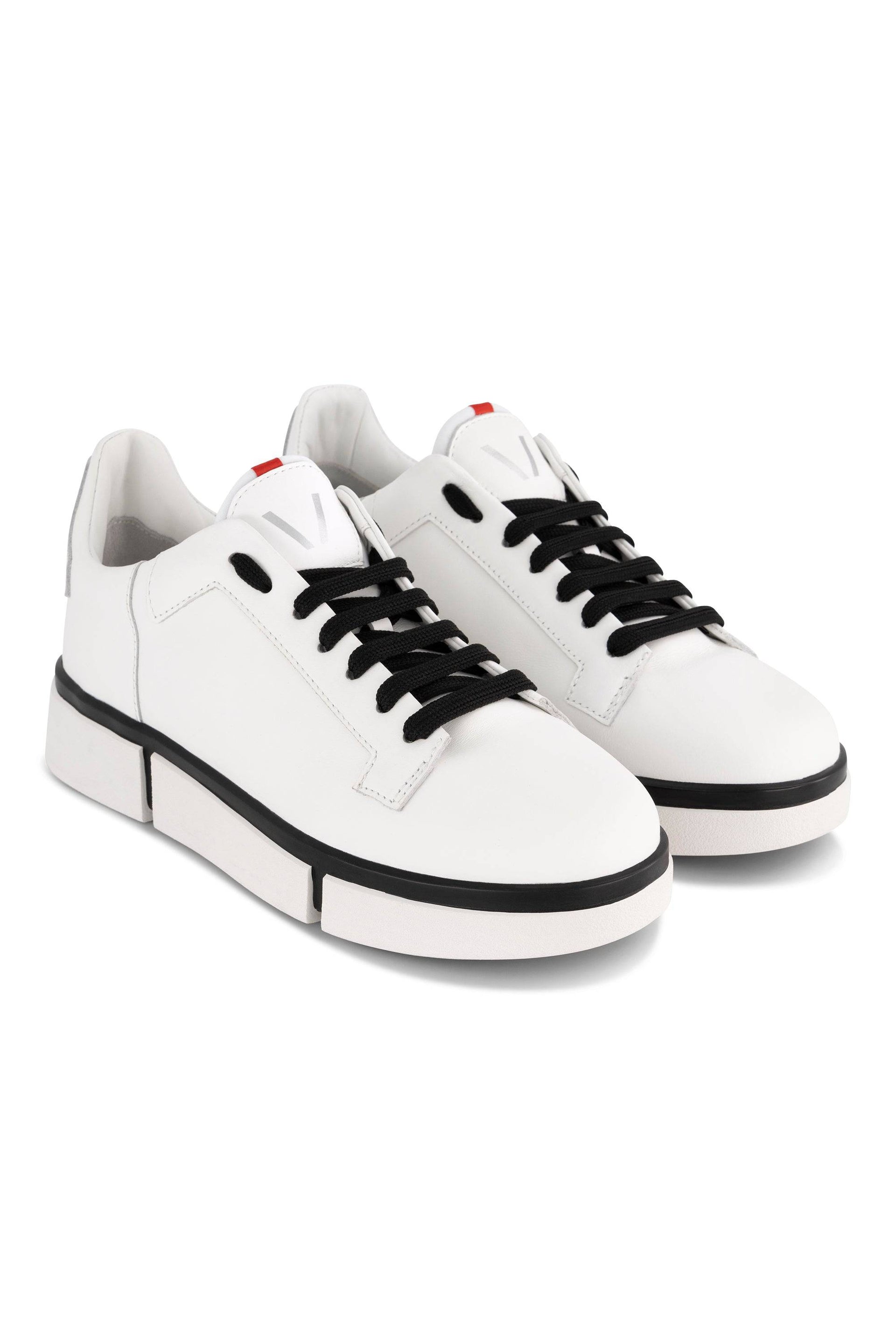 VS-001 White/White/Black - Sneaker - Vassalli