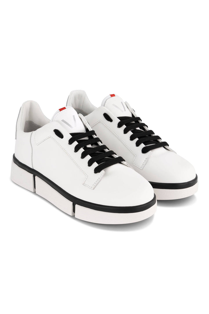 VS-001 White/White/Black - Sneaker - Vassalli