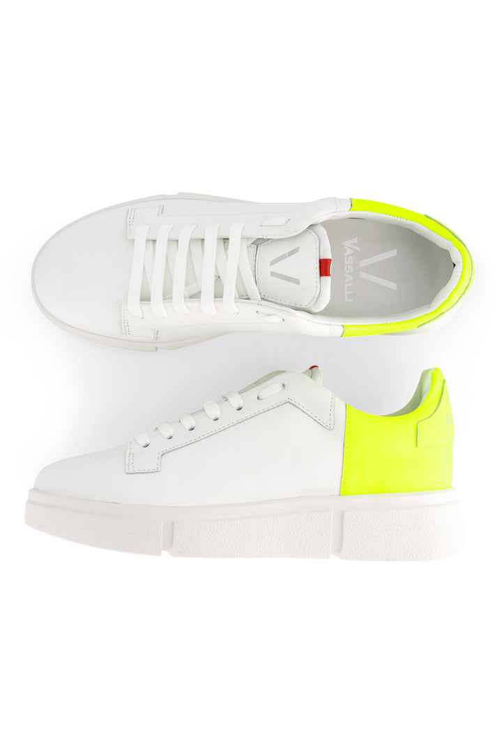 VS-001 White/Yellow - Sneaker - Vassalli