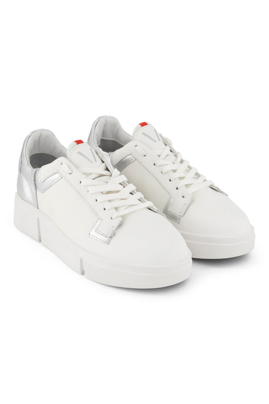 VS-002 White/Silver - Sneaker - Vassalli