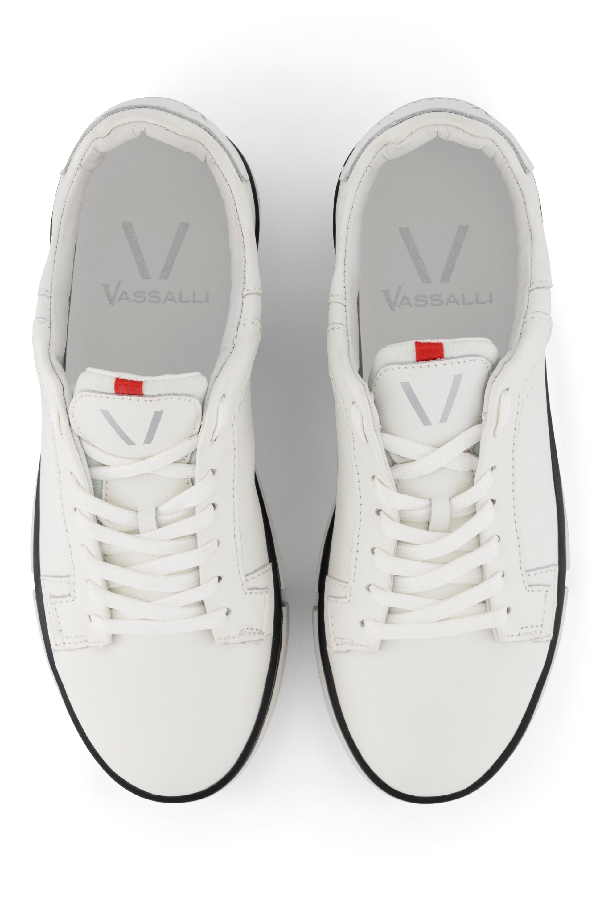 VS-002 White/White/Black - Sneaker - Vassalli