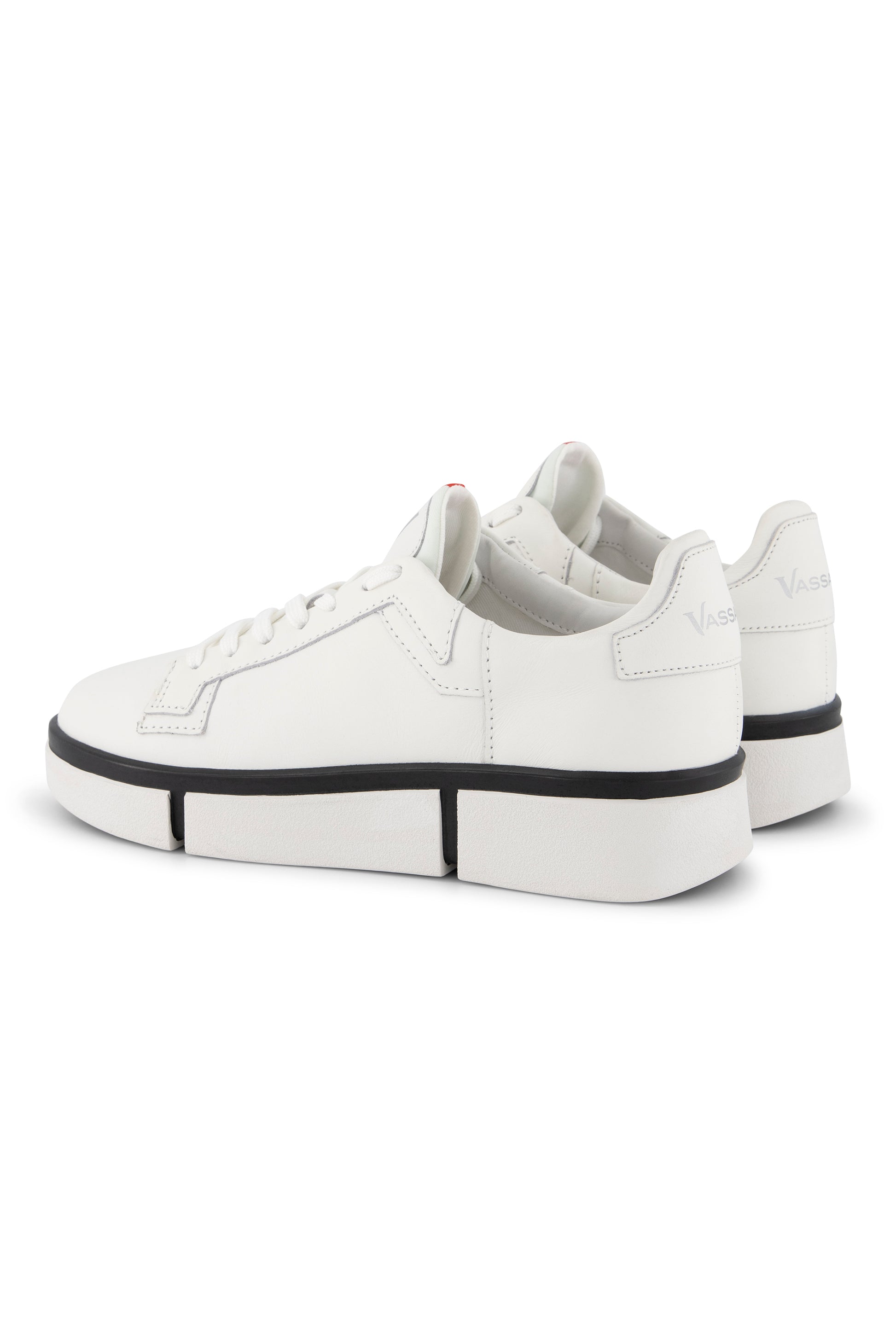 VS-002 White/White/Black - Sneaker - Vassalli