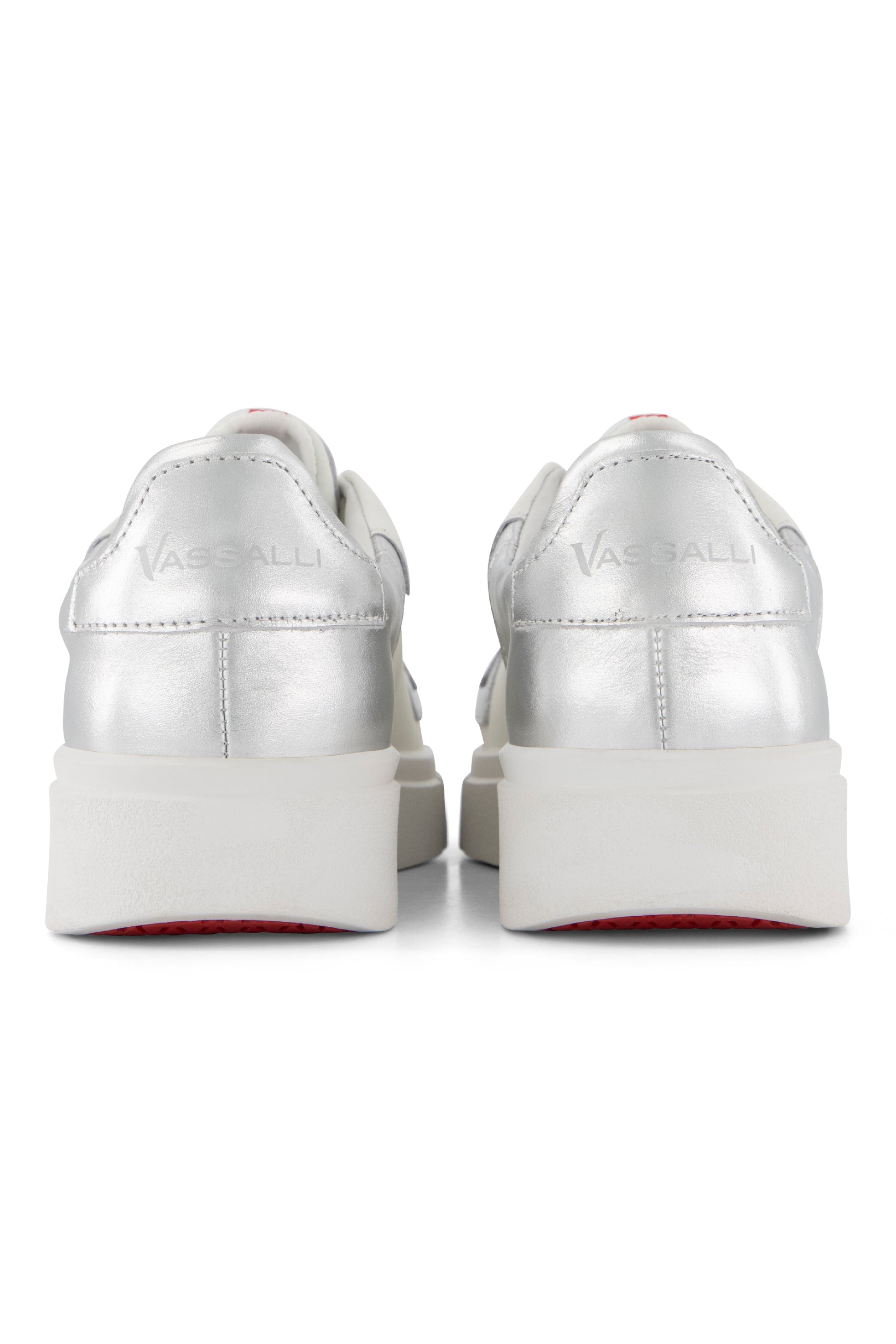 VS-002 White/Silver - Sneaker - Vassalli