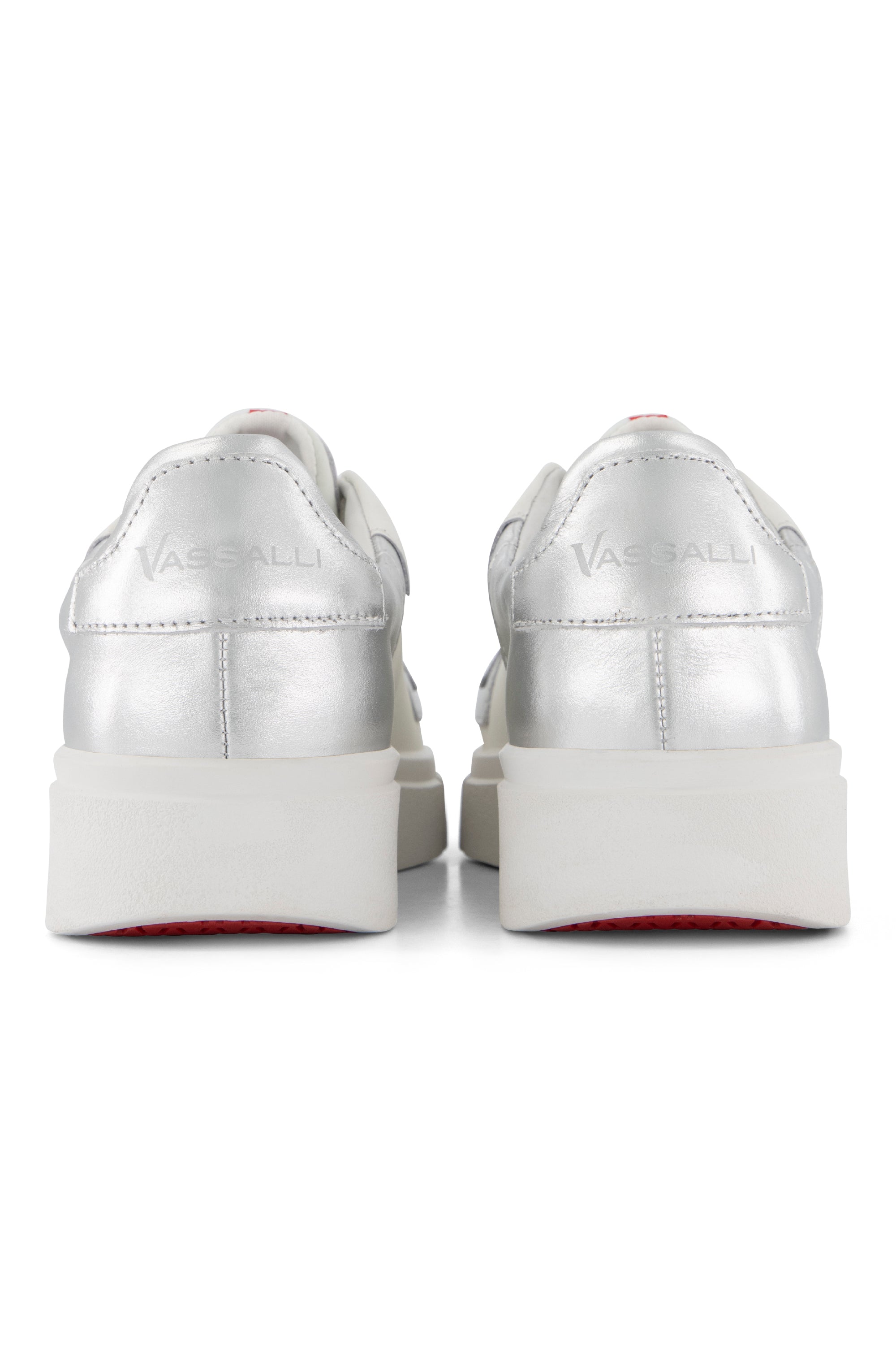 VS-002 White/Silver - Sneaker - Vassalli