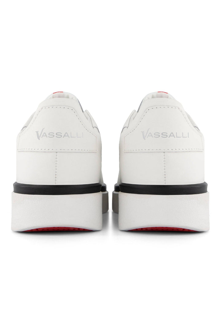 VS-003 White/White/Black - Laceless Sneaker - Vassalli