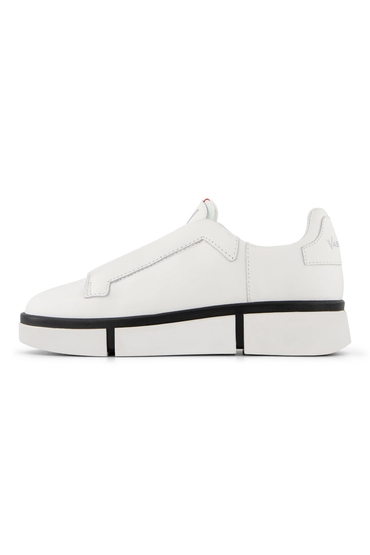 VS-003 White/White/Black - Laceless Sneaker - Vassalli