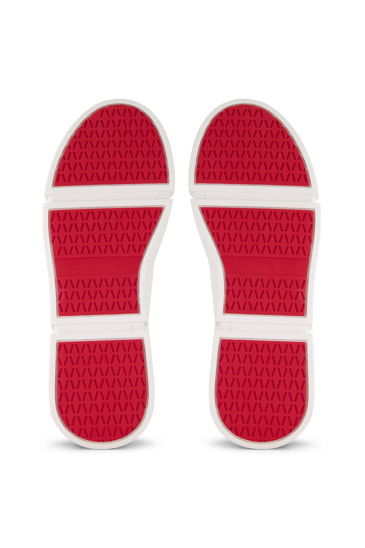 VS-004 White/Navy - Laceless Sneaker - Vassalli