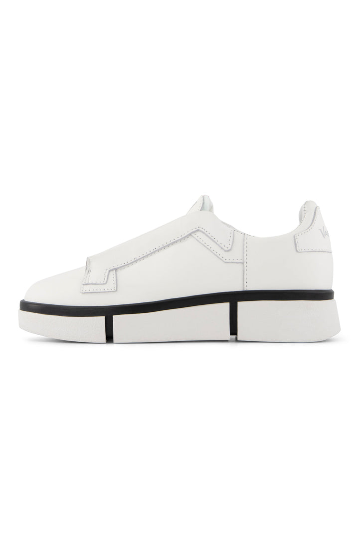 VS-004 White/White/Black - Laceless Sneaker - Vassalli