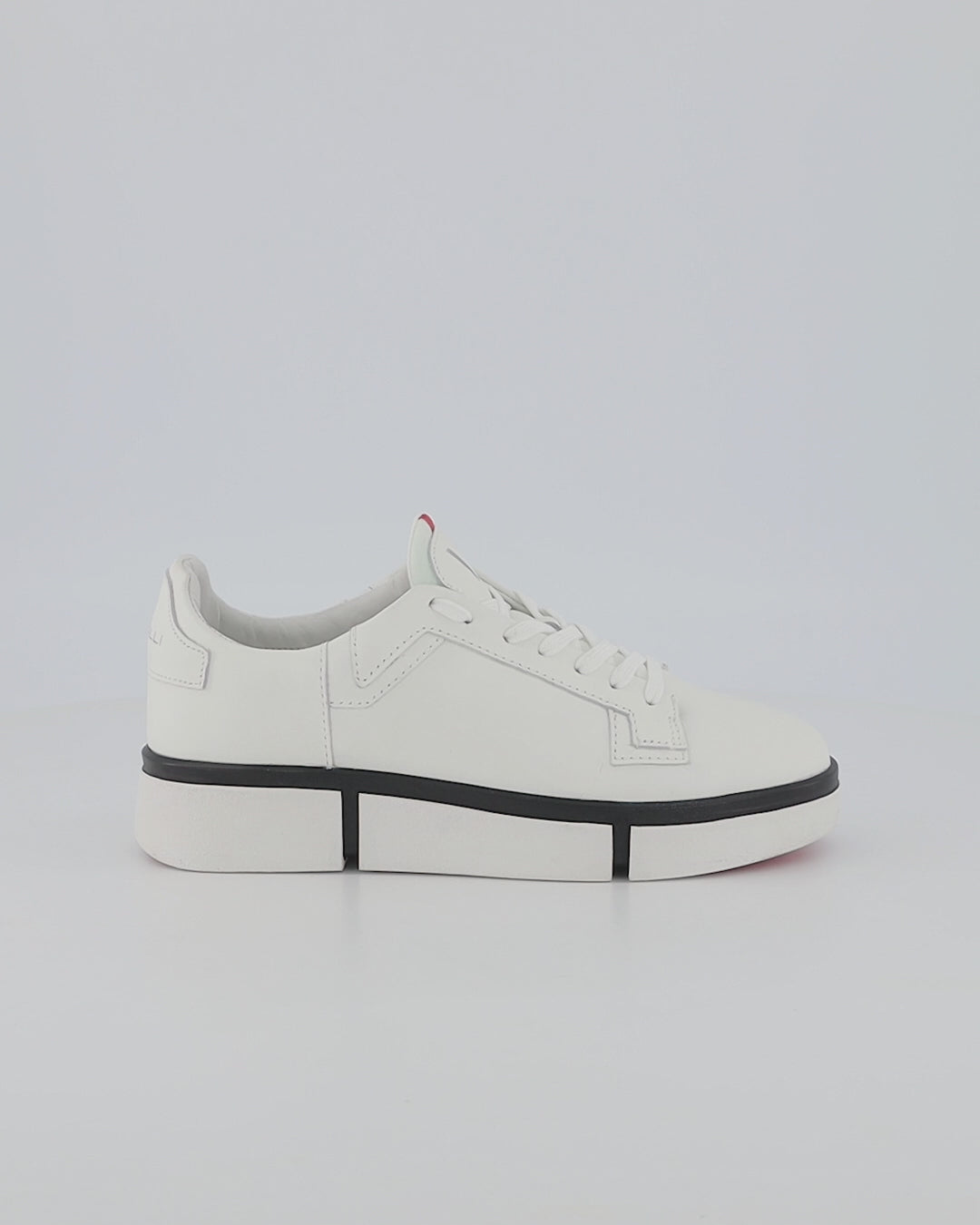 VS-002 White/White/Black - Sneaker Vassalli