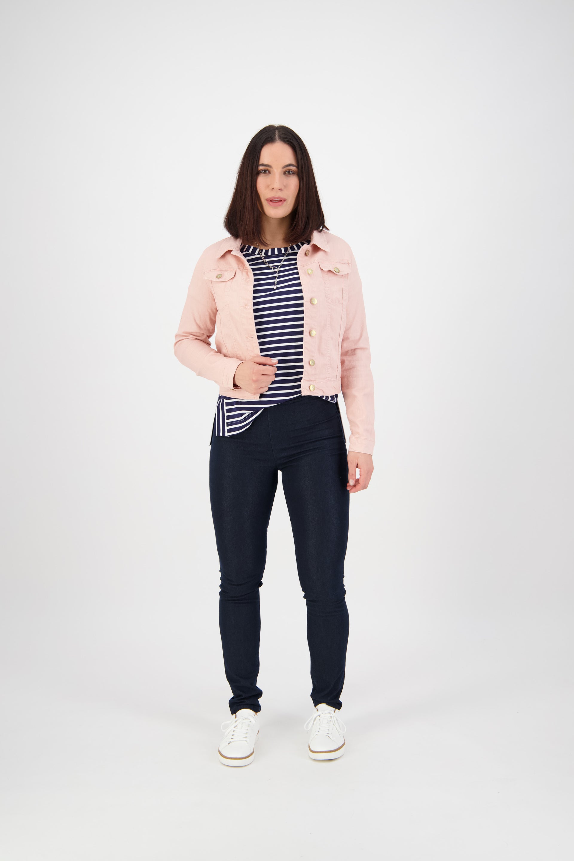 2017A Ratio Denim Jacket - French Rose - Vassalli