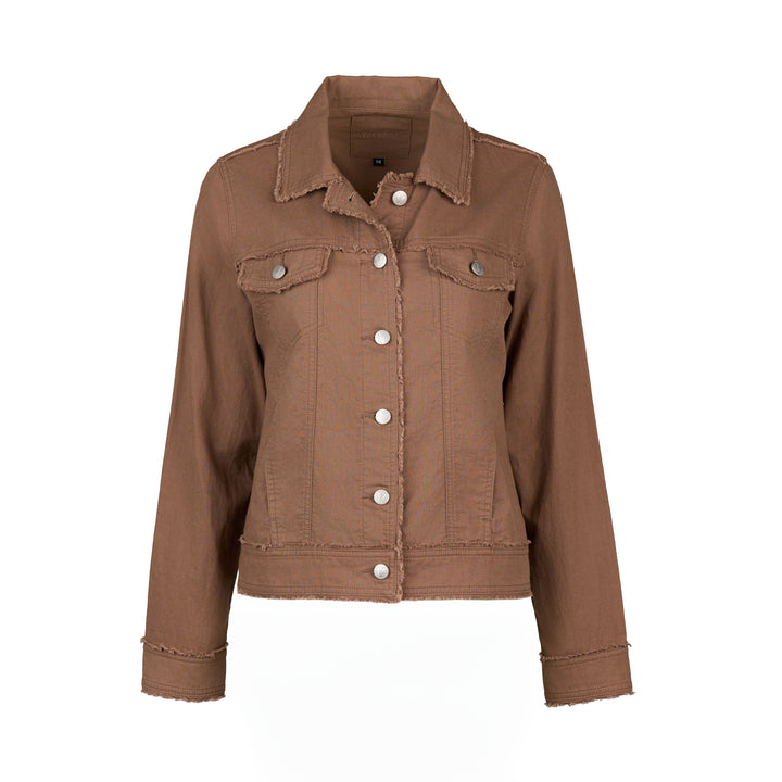 2026A Linen Jacket - Pecan - Vassalli