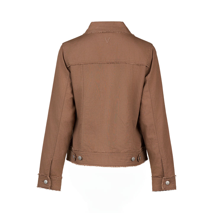 2026A Linen Jacket - Pecan - Vassalli