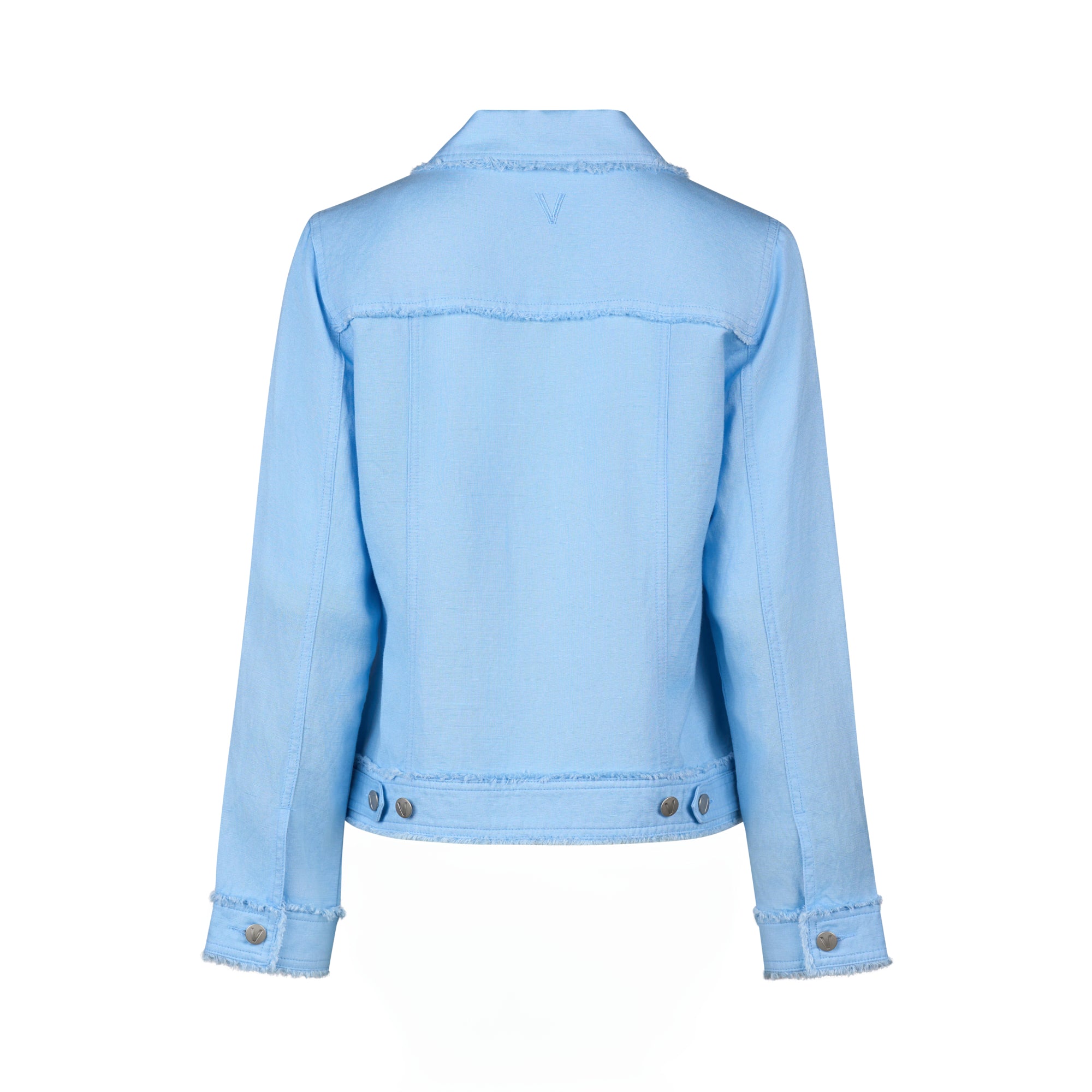 2026A Linen Jacket - Sky Blue - Vassalli