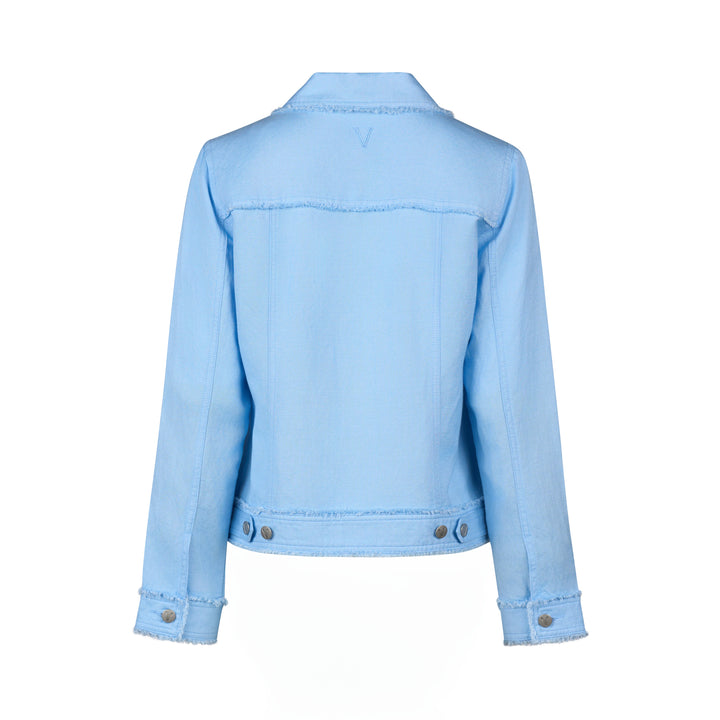2026A Linen Jacket - Sky Blue - Vassalli
