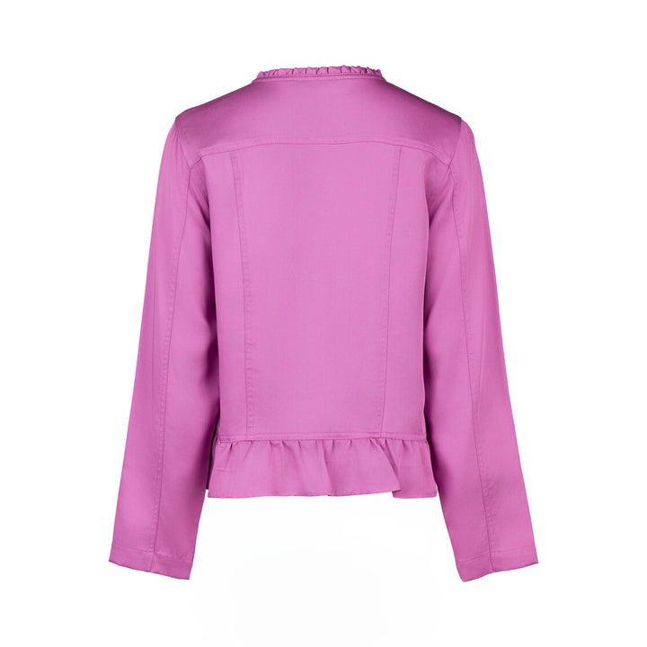 2047N Frill Hem Jacket - Orchid - Vassalli