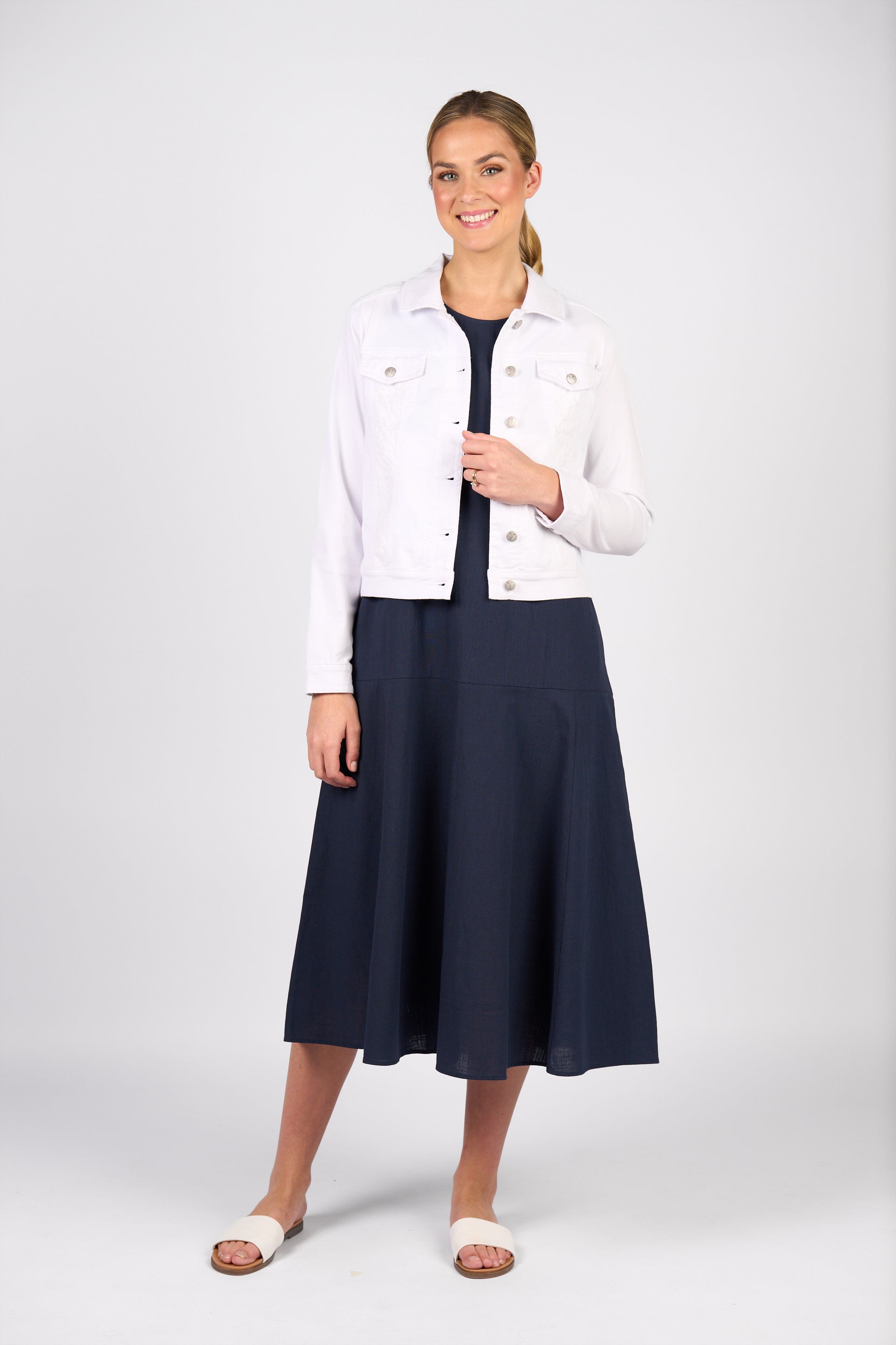2101 Jacket - White Denim - Vassalli