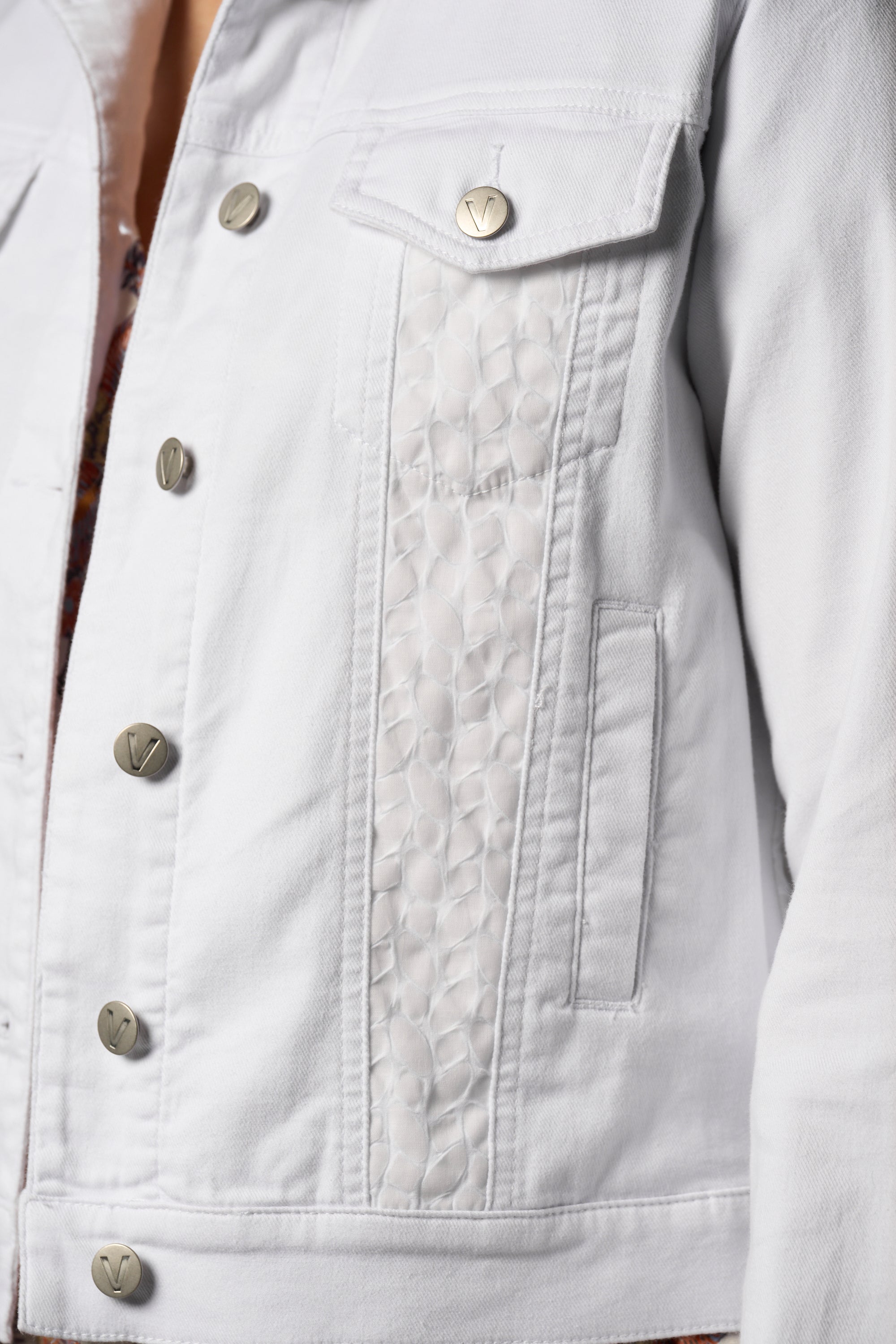 2101 Jacket - White Denim - Vassalli