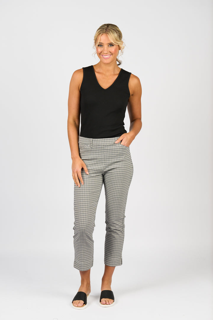 297 7/8 Pull On - Mini Check - Vassalli