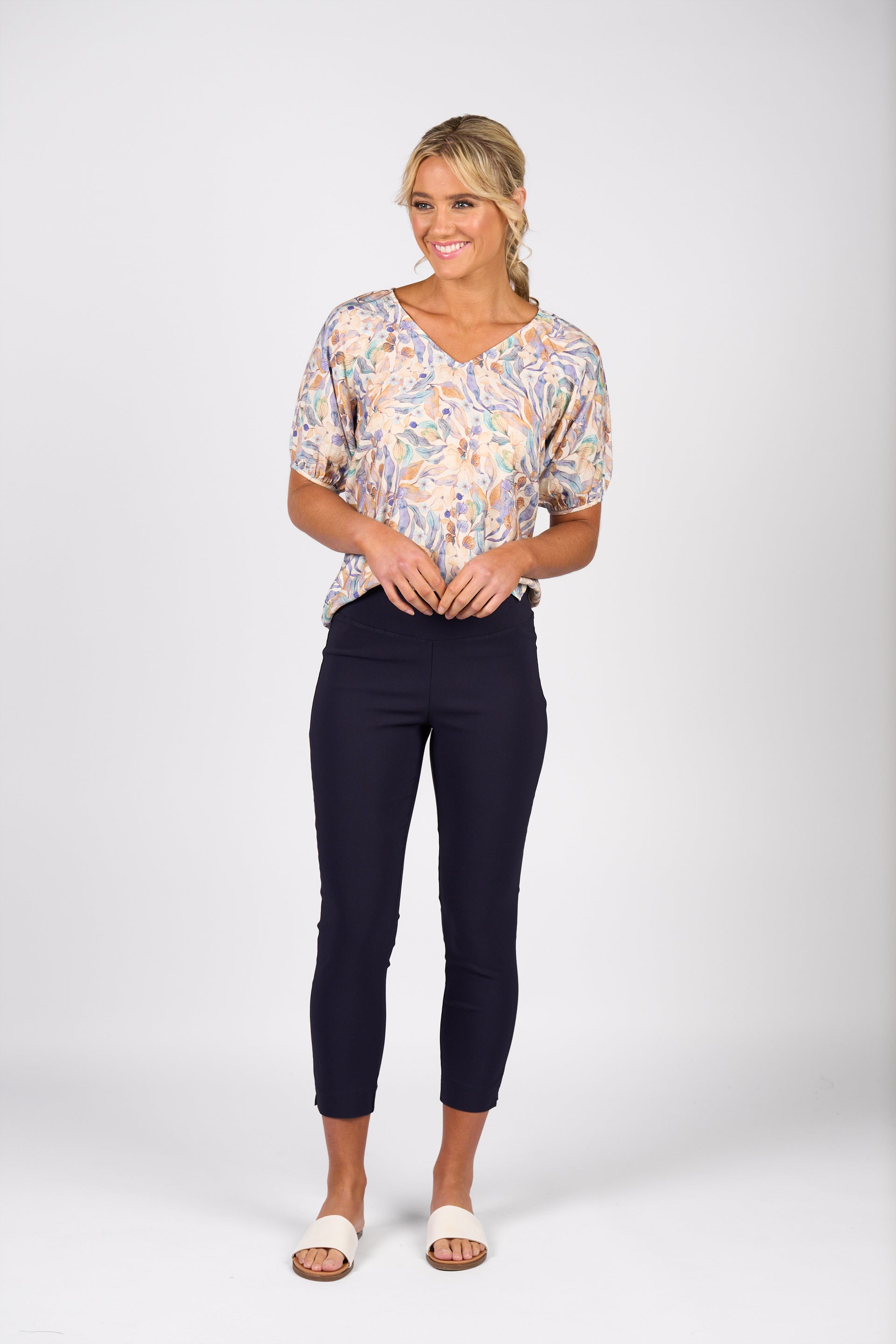 299 7/8 Pull On - Navy - Vassalli
