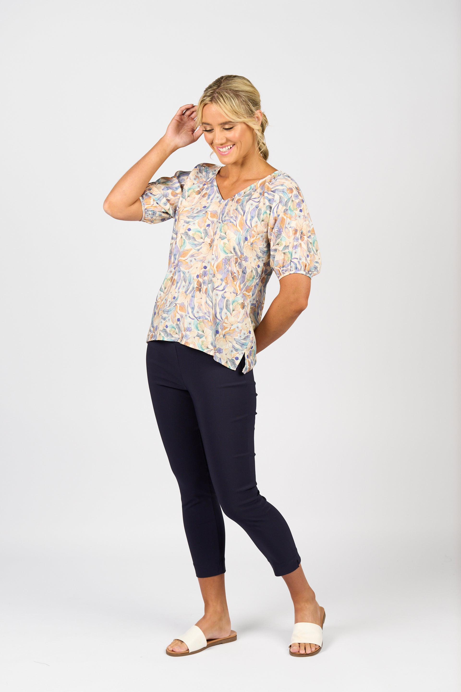 299 7/8 Pull On - Navy - Vassalli