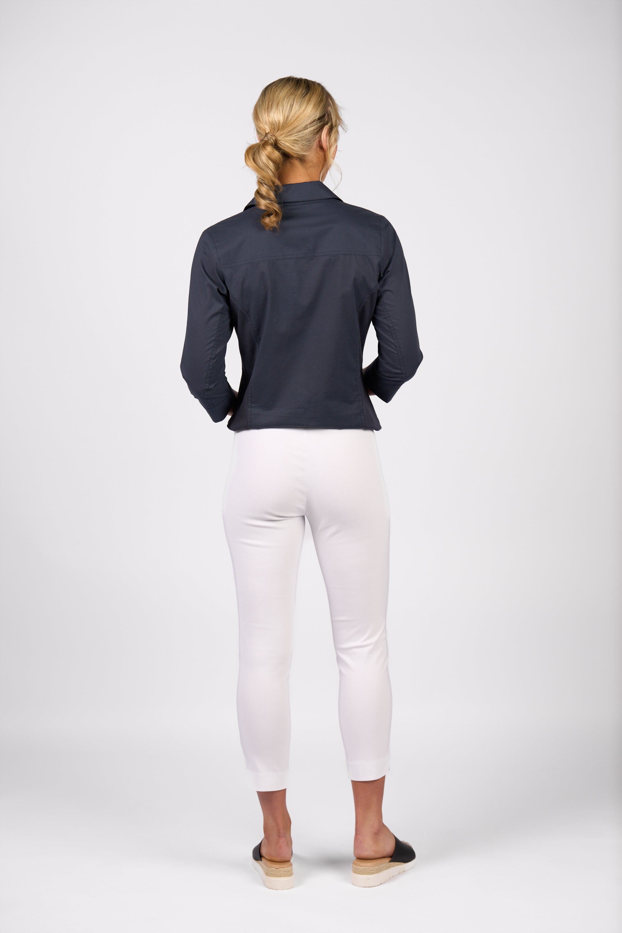 299 7/8 Pull On - White - Vassalli