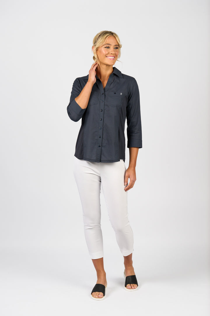 299 7/8 Pull On - White - Vassalli