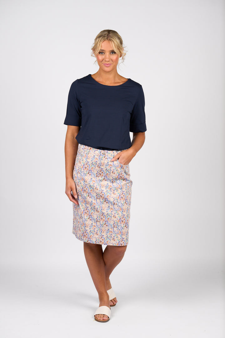 372AV Denim Skirt - Amalfi - Vassalli