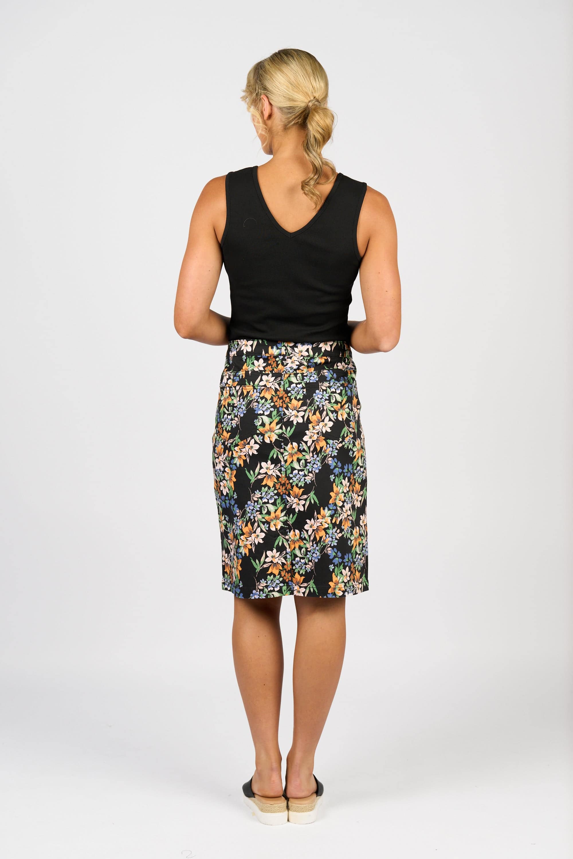 Poppy Lightweight Skirt - Grove
