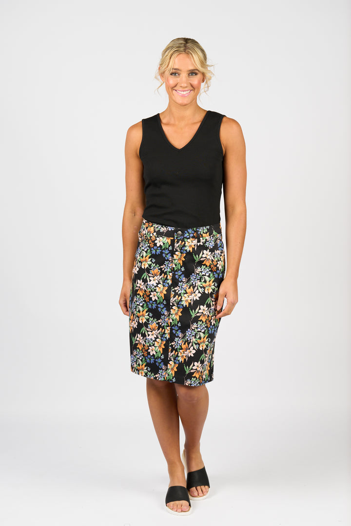 372AV Lightweight Skirt - Grove - Vassalli