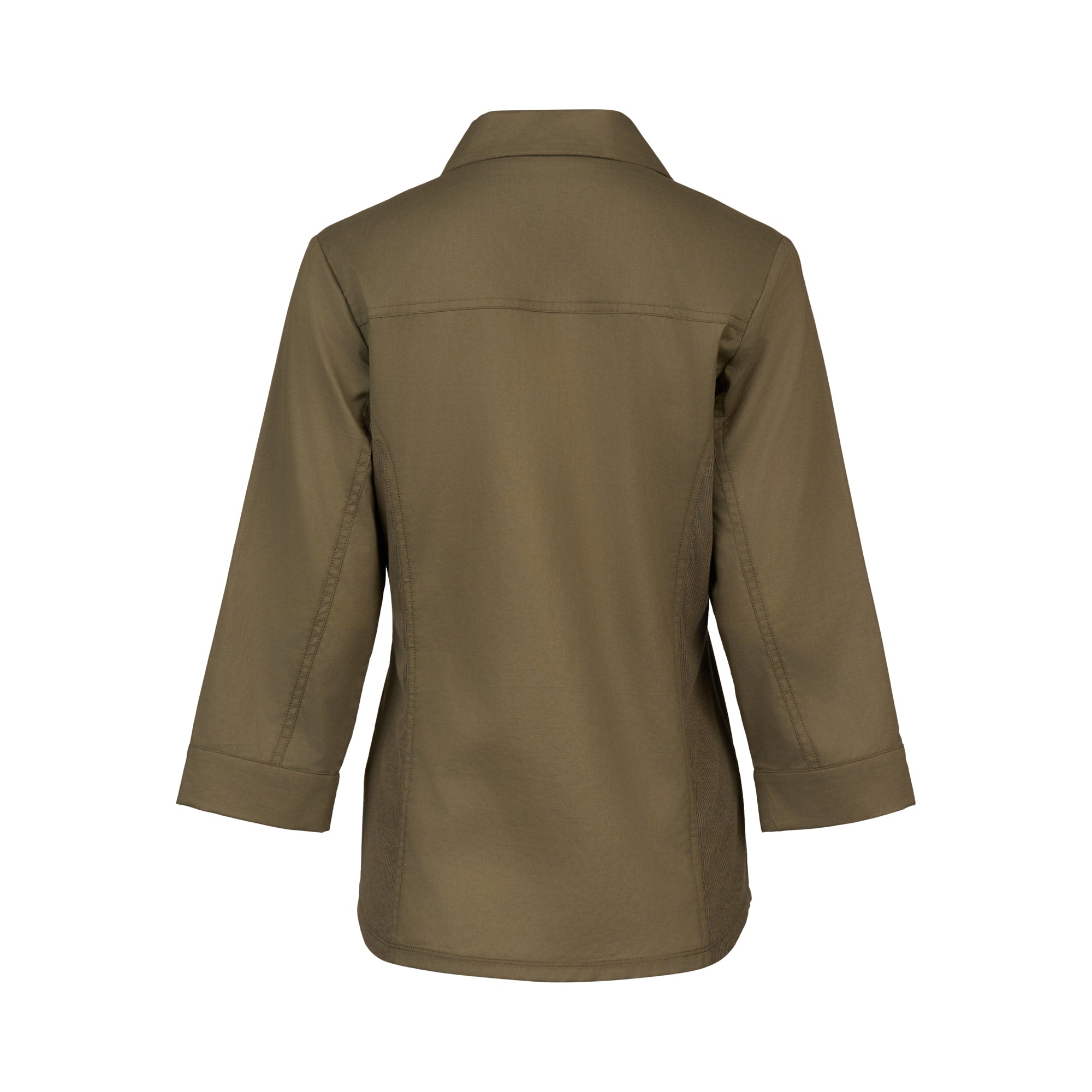 4032 Button Up Shirt - Olive - Vassalli