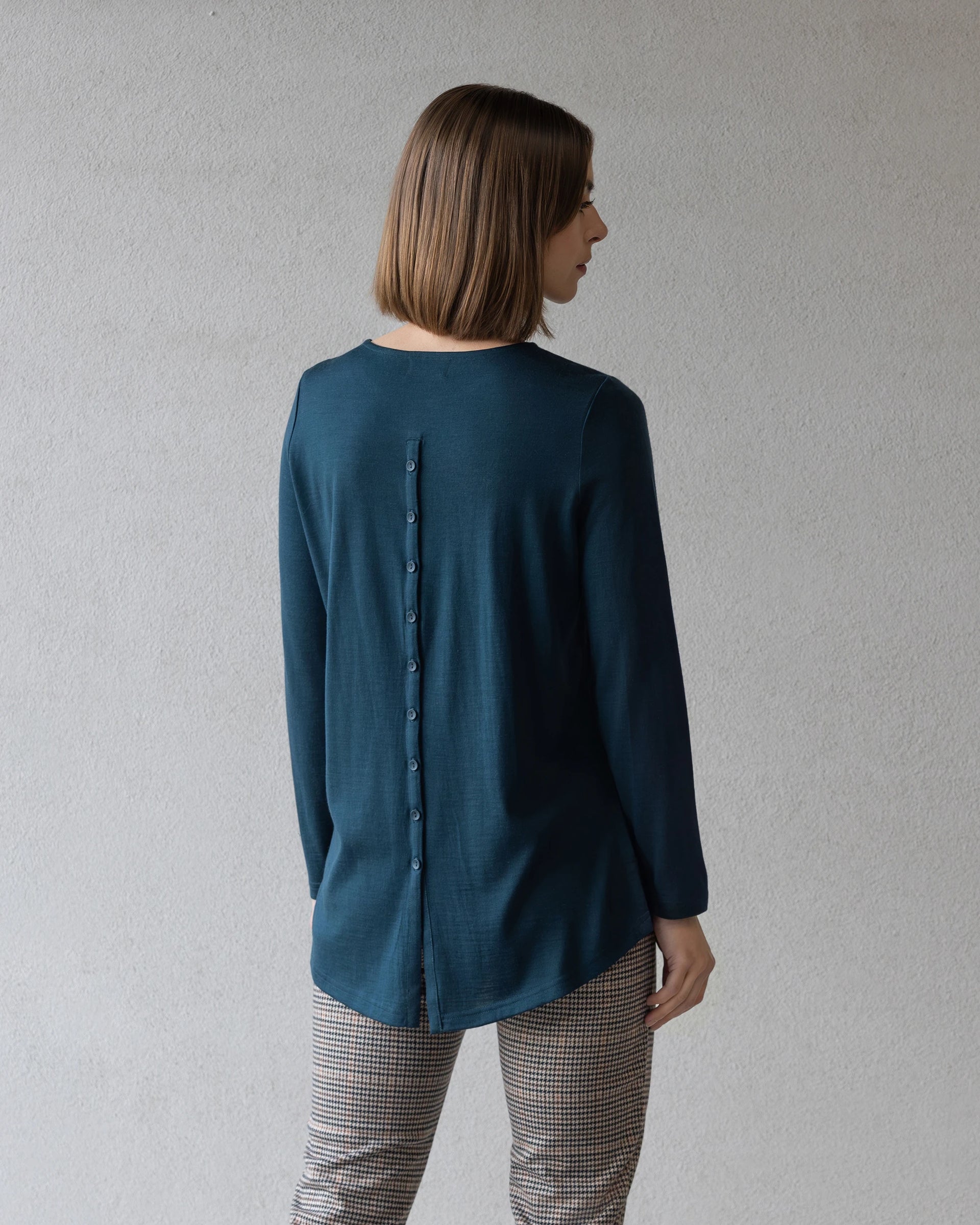 Ivey Merino Top - Dragonfly