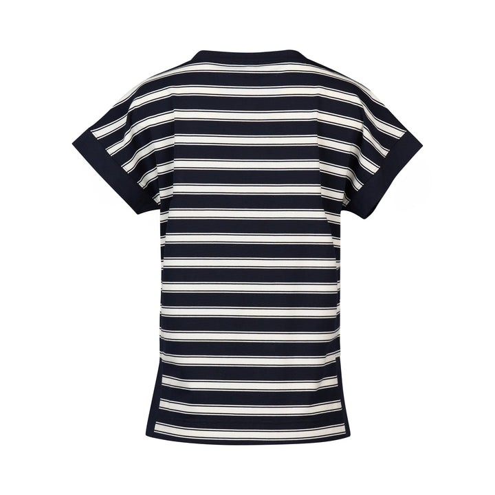 4363S Drop Sleeve Top - Ink Stripe - Vassalli