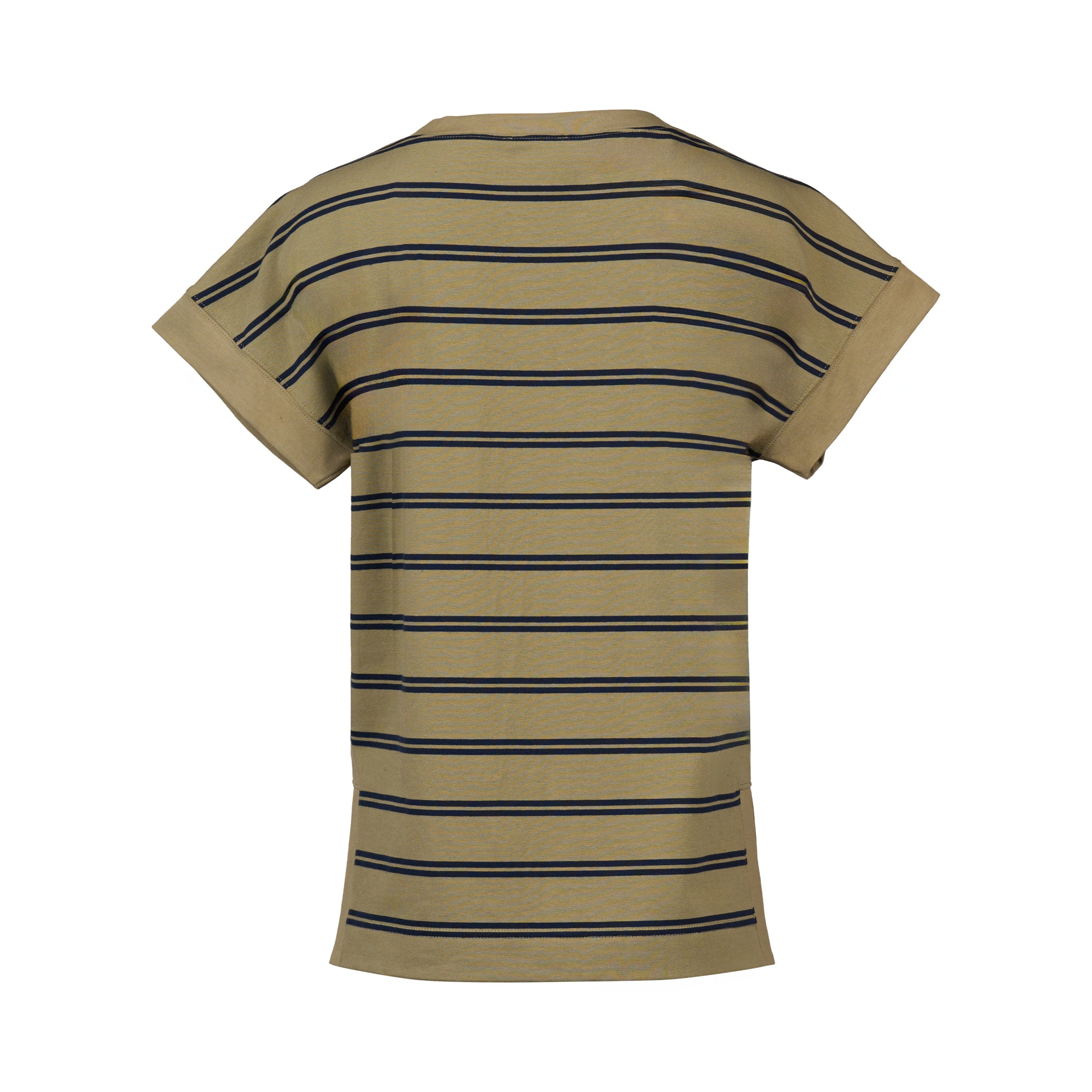 4363S Drop Sleeve Top - Sage Stripe - Vassalli