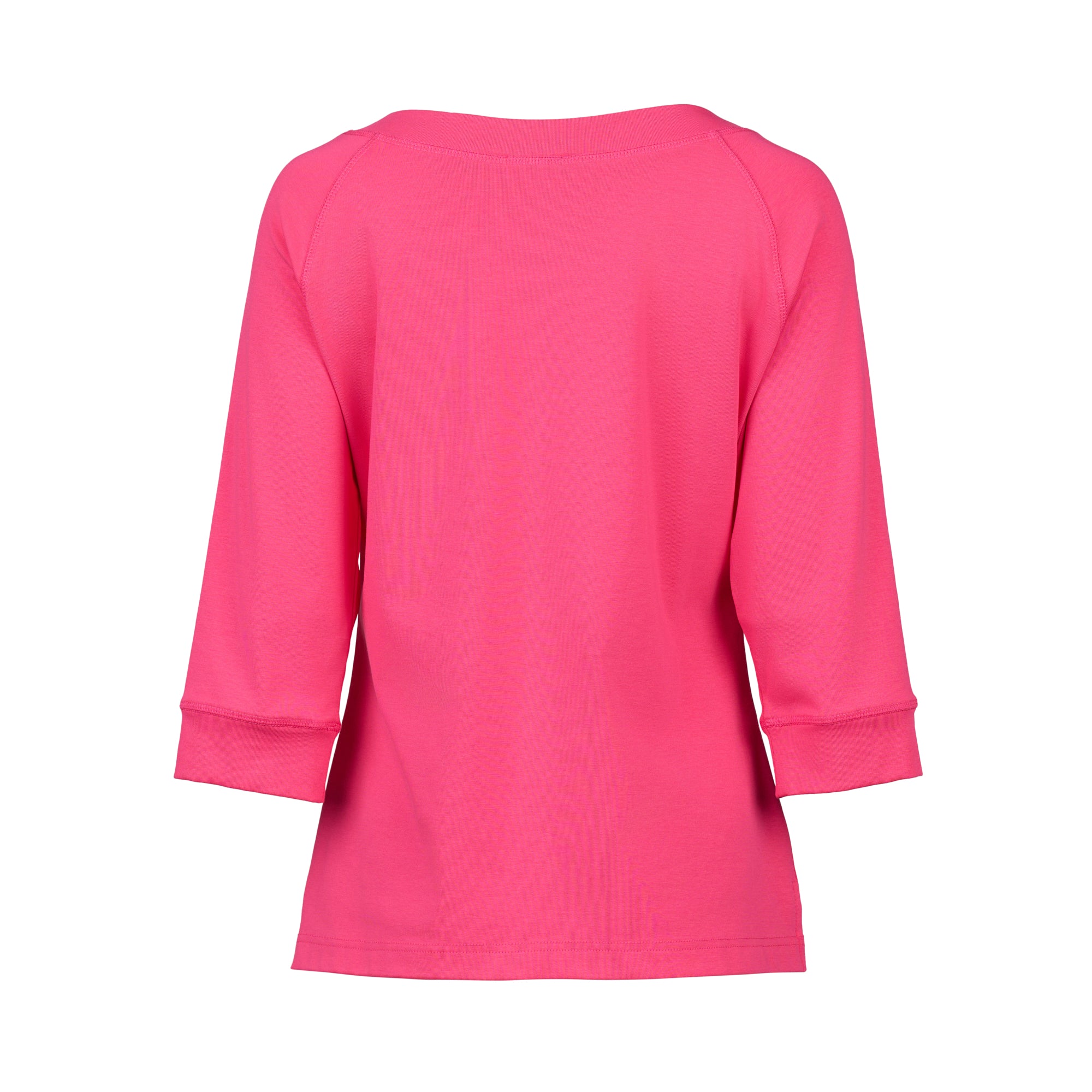 4381 Boat Neck Top - Fuchsia - Vassalli