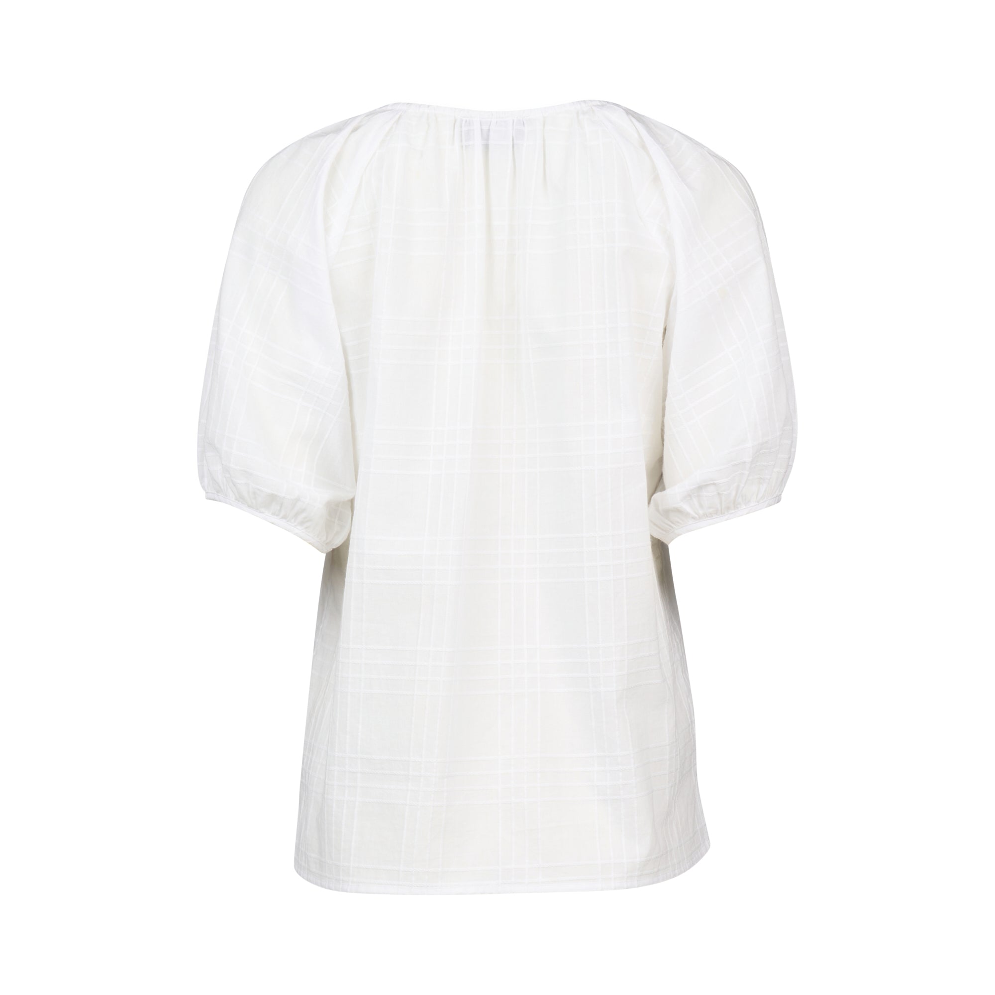 4454 Top - White Check - Vassalli